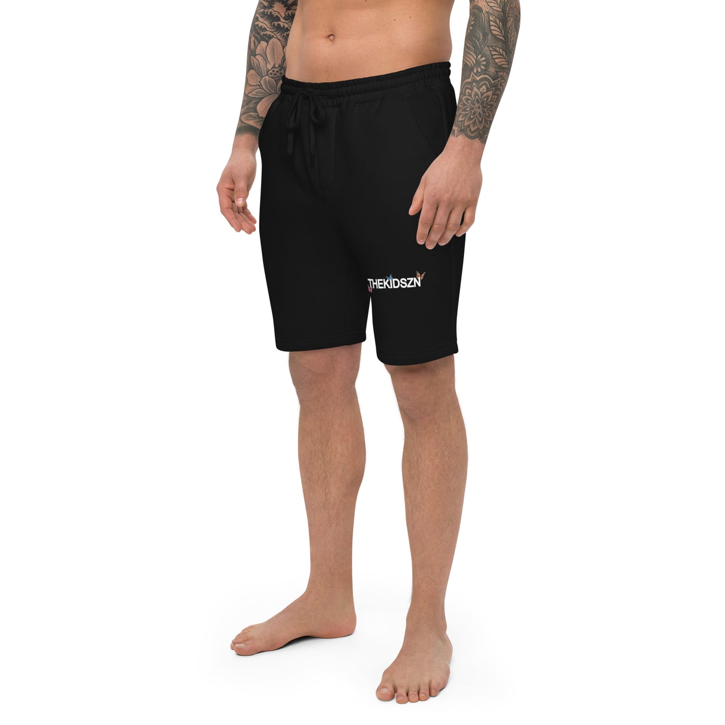 THEKIDSZN BUTTERFLY Men's Fleece Shorts - Black